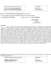 Aplinkosauginis technologinio proceso vertinimas ir siūlymai jį gerinti 2 puslapis