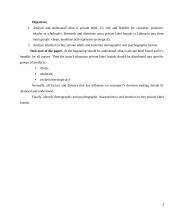 Consumer demographic and psychographic characteristics influencing intention to buy private labels 4 puslapis