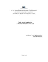 UAB “Strike Aviation LT" gamybinės praktikos ataskaita