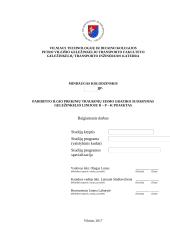 Padidinto ilgio prekinių traukinių eismo grafiko sudarymas geležinkelio linijoje  2 puslapis