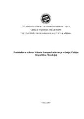 Protokolas ir etiketas Vidurio Europos kultūrinėje erdvėje (Čekijos Respublika, Slovakija) 1 puslapis