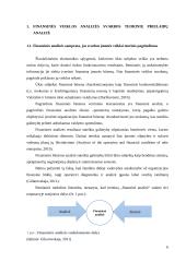 Finansinės veiklos analizės svarba ir įtaka turto ir verslo vertei 6 puslapis