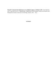 Finansinė analizė UAB “Vičiūnai ir Ko” 2 puslapis