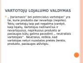 UAB „Lankava“ parduotuvės vartotojų lojalumas  8 puslapis