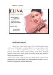 Įmonės rinkodara: UAB "Elina" 12 puslapis