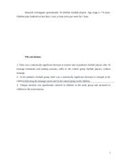 Masažo poveikis vaikų futbolininkų kojų raumenų tonusui ir nuovargiui 7 puslapis