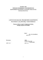 Lietuvos baldų pramonės eksporto plėtros galimybių vertinimas 2 puslapis