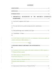 Improvement of food services at “Pitarija Fire Place” to increase consumers satisfaction 2 puslapis