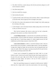 Improvement of food services at “Pitarija Fire Place” to increase consumers satisfaction 16 puslapis