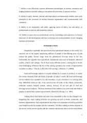 Improvement of food services at “Pitarija Fire Place” to increase consumers satisfaction 6 puslapis