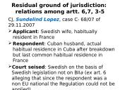 Matrimonial matters (under the Brussels IIbis) 17 puslapis