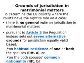Matrimonial matters (under the Brussels IIbis) 3 puslapis