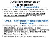 Matrimonial matters (under the Brussels IIbis) 7 puslapis