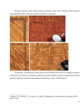 Medienos gaminiai grindims: medžio masyvo lentos, parketas, jų savybės, techniniai duomenys, panaudojimo galimybės 14 puslapis