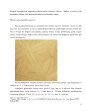 Medienos gaminiai grindims: medžio masyvo lentos, parketas, jų savybės, techniniai duomenys, panaudojimo galimybės 17 puslapis