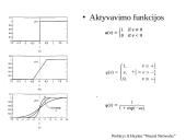 Dirbtiniai neuroniniai tinklai (ir įvadas į klasifikavimą) 17 puslapis
