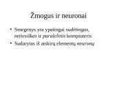 Dirbtiniai neuroniniai tinklai (ir įvadas į klasifikavimą) 8 puslapis