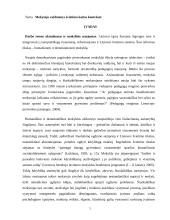 Mokytojo vaidmenys švietimo kaitos kontekste