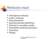 Mediacijos eiga ir atskiri etapai 2 puslapis