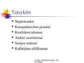 Mediacijos eiga ir atskiri etapai 11 puslapis