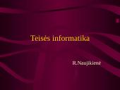 Teisės informatika skaidrės