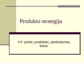 Produkto strategija