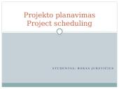 Projekto planavimas