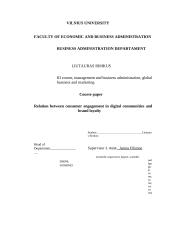 Relation between consumer engagement in digital communities and brand loyalty