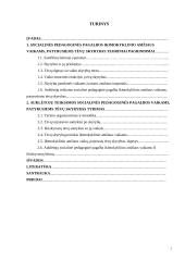 Auklėtojų socialinė pedagoginė pagalba ikimokyklinio amžiaus vaikams patyrusiems tėvų skyrybas 2 puslapis