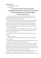 Auklėtojų socialinė pedagoginė pagalba ikimokyklinio amžiaus vaikams patyrusiems tėvų skyrybas 5 puslapis