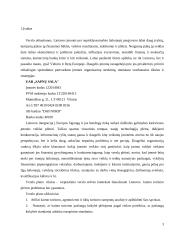 Kaimo turizmo sodybos "Palaima" veiklos planas 3 puslapis