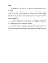 AB "Rokiškio sūris" akcijos kainų analizė ir prognozė 2 puslapis