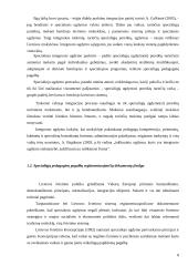 Specialiosios pedagoginės pagalbos teikimas bendrojo lavinimo mokyklose 8 puslapis