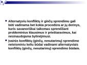 Alternatyvūs konfliktų sprendimo ir valdymo būdai 2 puslapis