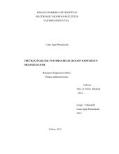 Trečiųjų šalių dalyvavimas reguliuojant konfliktus organizacijose