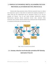 Telekomunikacijos. Maršrutizacijos protokolų palyginimas 5 puslapis