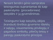 Teisingumas skaidrės 5 puslapis