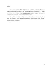 UAB “Arginta” strateginis planavimas 2 puslapis