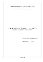 Plytų panaudojimas Lietuvoje gotikos-klasicizmo laikotarpiais