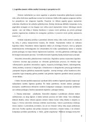 Logistinės įmonės X veiklos analize Lietuvoje ir perspektyvos ES 3 puslapis