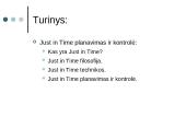 Just in Time planavimas ir kontrolė 2 puslapis