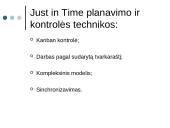 Just in Time planavimas ir kontrolė 15 puslapis
