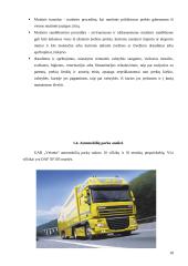 Transporto įmonės vieklos analizė ir tobulinimas  18 puslapis