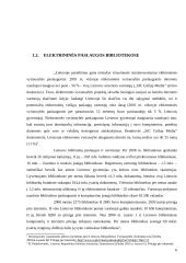 Elektroninės informacijos prieigos tendencijos ir ateitis bibliotekoje 6 puslapis