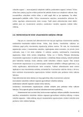 Administracinis reglamentavimas kaip viešojo administravimo sritis 4 puslapis