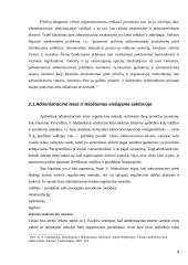 Administracinis reglamentavimas kaip viešojo administravimo sritis 8 puslapis