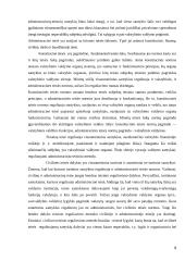 Administracinis reglamentavimas kaip viešojo administravimo sritis 9 puslapis