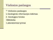Lietuvos geologijos tarnyba kaip viešojo administravimo subjektas 5 puslapis