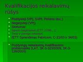 Tiekėjų reikalavimai kvalifikacijai 5 puslapis