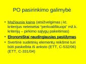 Tiekėjų pasiūlymų vertinimo kriterijai 2 puslapis